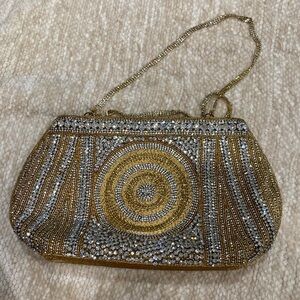 Bejeweled purse
